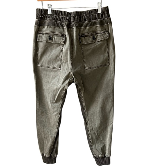 Standard James Perse Contrast Sweatpants in Army Green Pigment Sz 3=L - Picture 6 of 10